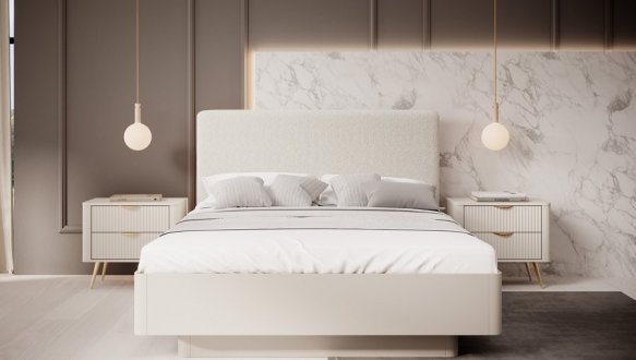 Модульная спальня Lante/Ланте Perfect Home Бежевый/Золотые ножки 0