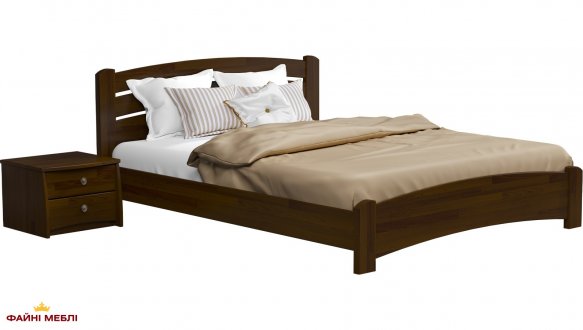 Кровать деревянная Эстелла Венеция Люкс / Серия Вега Щит / Массив Бук 0