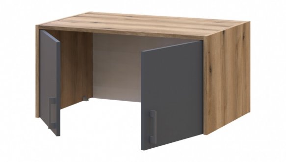 Антресоль высокая Дорос Ронди графит 2-дверная 82 см 0