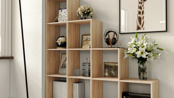 Стелаж сонома на 10 комірок GT40