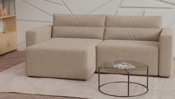 Угловой диван раскладной еврокнижка UMa Сильвер 245 см