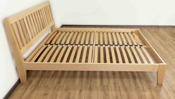 Ліжко двоспальне дерев'яне Дрімка Каміла Бук 4