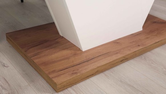 Стіл Volt Інтарсіо Дуб Крафт Табако/Мигдаль Розкладний 140/180 см 7