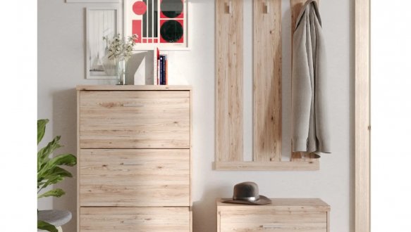 Модульная прихожая Гербор Шанталь Дуб санремо светлый