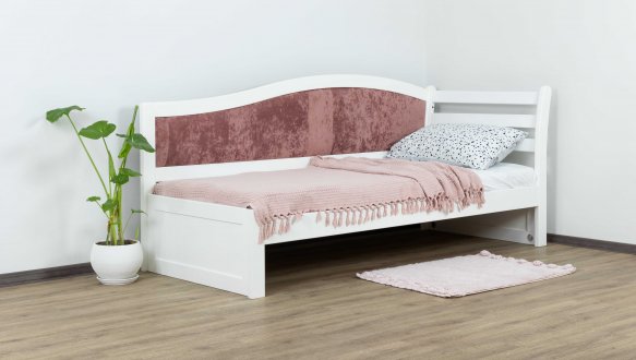 Односпальне ліжко з вставкою МДФ Софі 