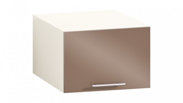 Антресоль А50.36.1Д Бар глубокая Крашеный высокий глянец с печатью