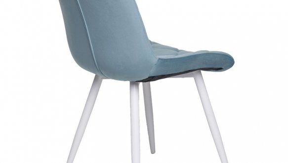 Стул M-45 голубой топаз + белый 2