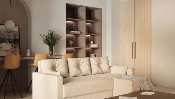 Диван кутовий розкладний єврокнижка Sofyno Light / Лайт 220 см 4