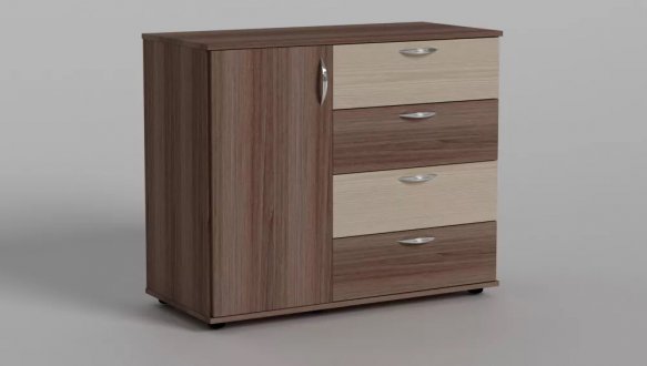 Комод 3 Matroluxe эконом 4 ящика и 1 дверь