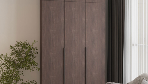 Шкаф Mebelstar Оскар трехдверный с антресолью Дуб ристрето 150 см