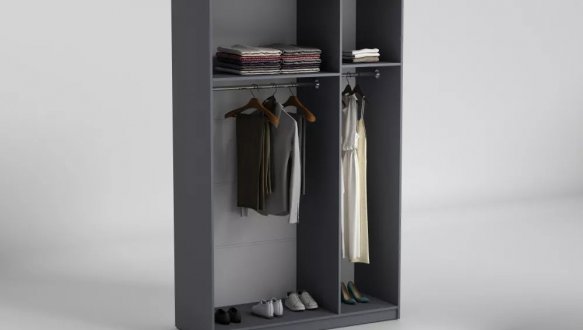 Шкаф распашной Matroluxe Luna / Луна 3 дверный 135 см 0