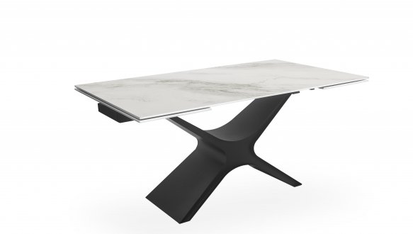 Стол Ragnar (160-240 см) White Golden Glossy