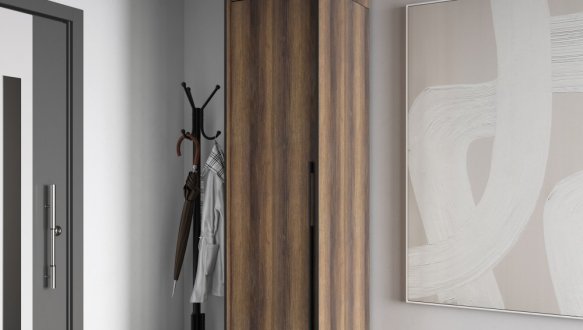 Шкаф Морели R-0001 Рамо 1 дверный дуб кверкус 52 см 0