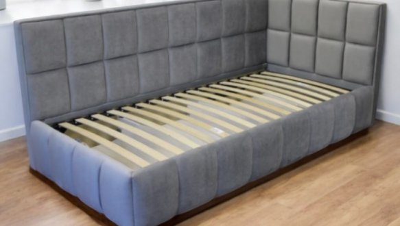 Кровать мягкая Городок Дейзи с подьемным механизмом 4