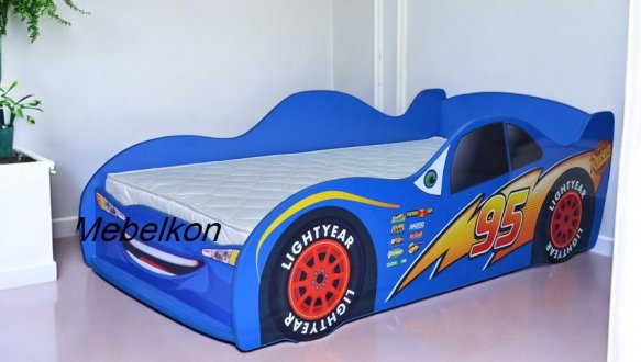 Ліжко-машина Блискавка Маквін