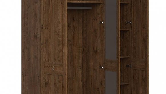 Шкаф SZF3D BRW Poland Patras 3 дверный дуб апрель 153 см 0