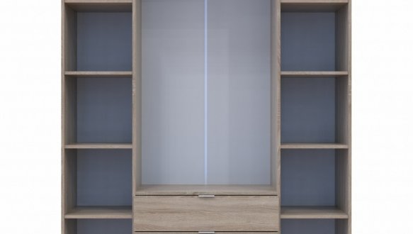 Шкаф для одежды Дорос Гелар дуб сонома 4-х дверный 155 см 2