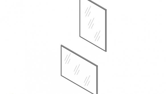 Дзеркало LUS80/110 Стемма 0