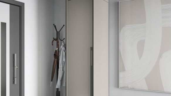 Шкаф Морели R-0001 Рамо 1 дверный кашемир 52 см 0