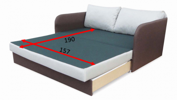Диван Лакі 160 3