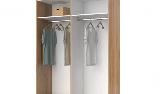 Шкаф-купе с зеркалом Миромарк Лилу 2 дверный кашемир 150 см 4