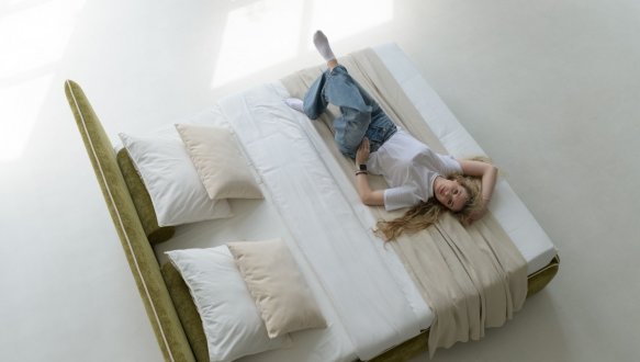 Ліжко м'яке Woodsoft Torino / Торіно з підйомним механізмом та нішею для білизни 16