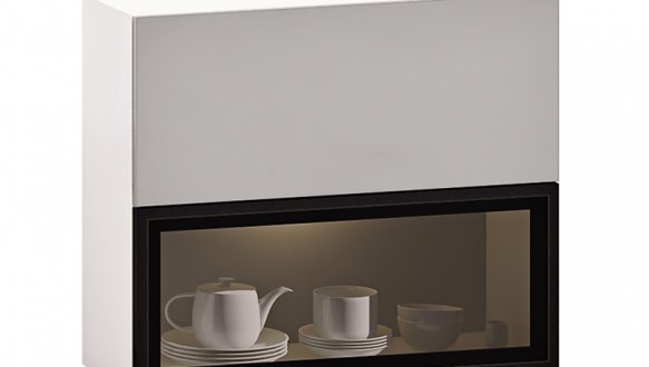 Тумба верхня В80.72.1Д1СК. Бар Сушка Комбі Лофт глянець