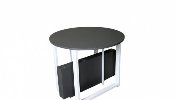 Стіл розкладний трансформер MebliRoMax Long Round / Лонг Раунд 90-350 см 2