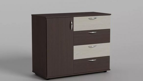 Комод 3 Matroluxe эконом 4 ящика и 1 дверь 3