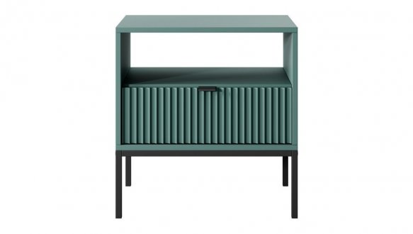 Тумба приліжкова Лабрадор/Чорні ніжки S54 Nova 0