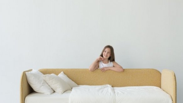 Кровать детская мягкая с дополнительным спальным местом Wooodsoft Todi / Тоди 15