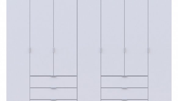 Шкаф Дорос Геллар кашемир 6 дверной 232,5 см 4