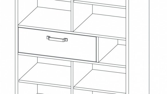 Пенал 2Д/1Ш Барі 2