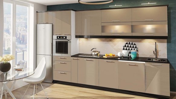 Модульна кухня Фарбований високий глянець 28