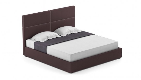 Ліжко м'яке двоспальне Шик Галичина Лайт 19