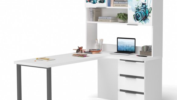 Стол с угловой надстройкой 3