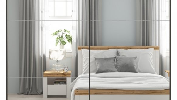 Шкаф-купе с зеркалами SZF/183/2M Tetrix 0