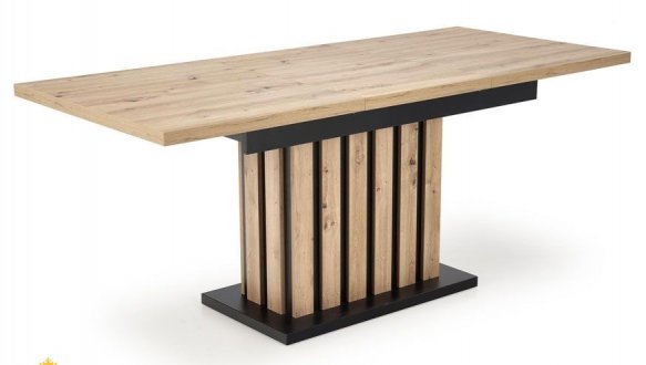 Стол Lamello дуб артизан/черный 2