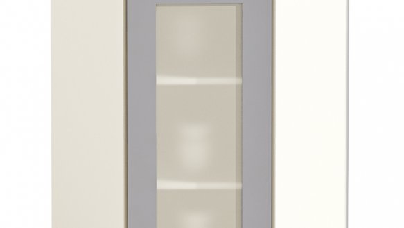 Тумба верхня В60х60.92.1СК кут. Gola ручка Фарбований Високий Глянець