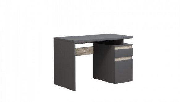 Компьютерный стол Kubik Интарсио Правый/Левый Антрацит 120 см 3