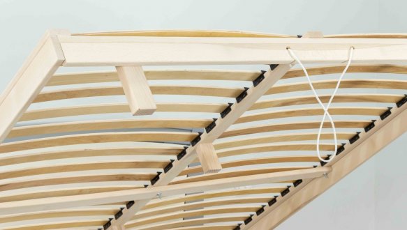 Кровать деревянная Дримка Женева с подьемным механизмом и нишей для белья Бук 8