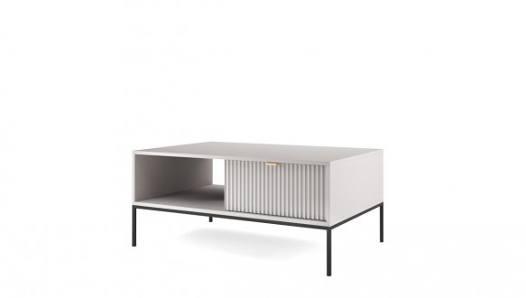 Стол журнальный Серый/Черные ножки L104 Nova