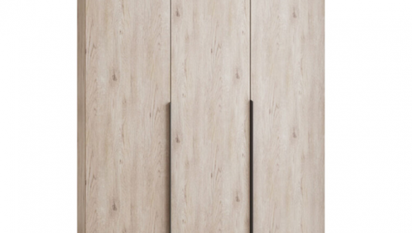 Шкаф Mebelstar Оскар трехдверный с ящиками Аляска серый 150 см 2