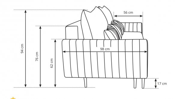 Диван Frezja 17