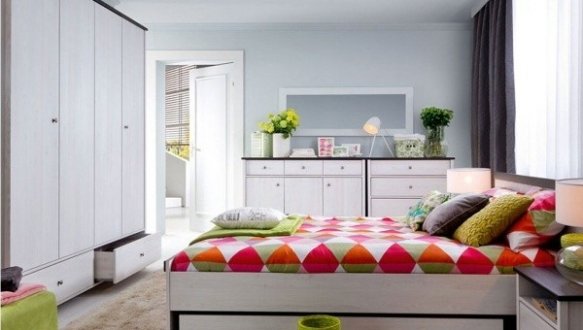 Ліжко односпальне ВМК-Україна LOZ/90 Паріс ДСП біле без вкладу 0