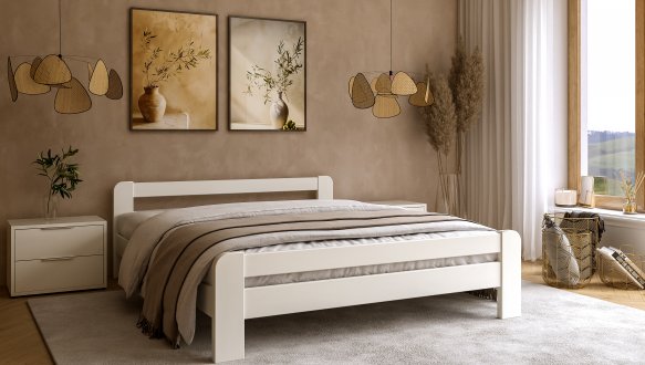 Ліжко дерев'яне DrevKO Лайт Емаль