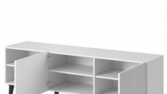 Тумба ТВ 150 2D2K Pafos білий 6