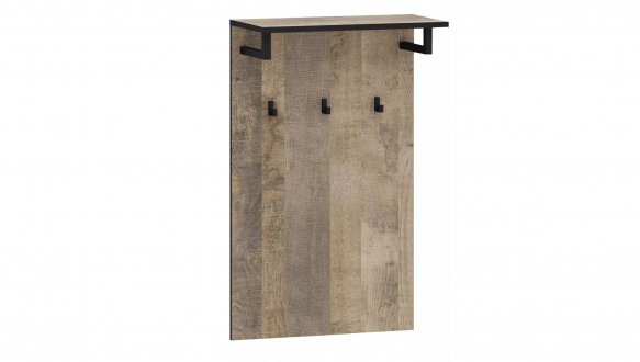 Вішалка для одягу дуб гранж пісочний F-0001 Форте