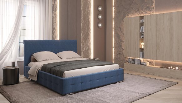 Кровать мягкая Za House Furniture Стелла без подъемного механизма