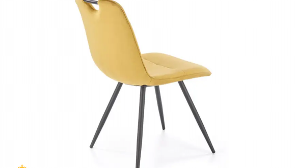 Стул K-521 горчичный/черный 3